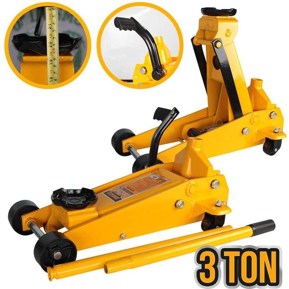 Ingco HFJ303 Hydraulic Floor Jack / Crocodile Jack 3Ton 37kg - KHM Megatools Corp. Main image