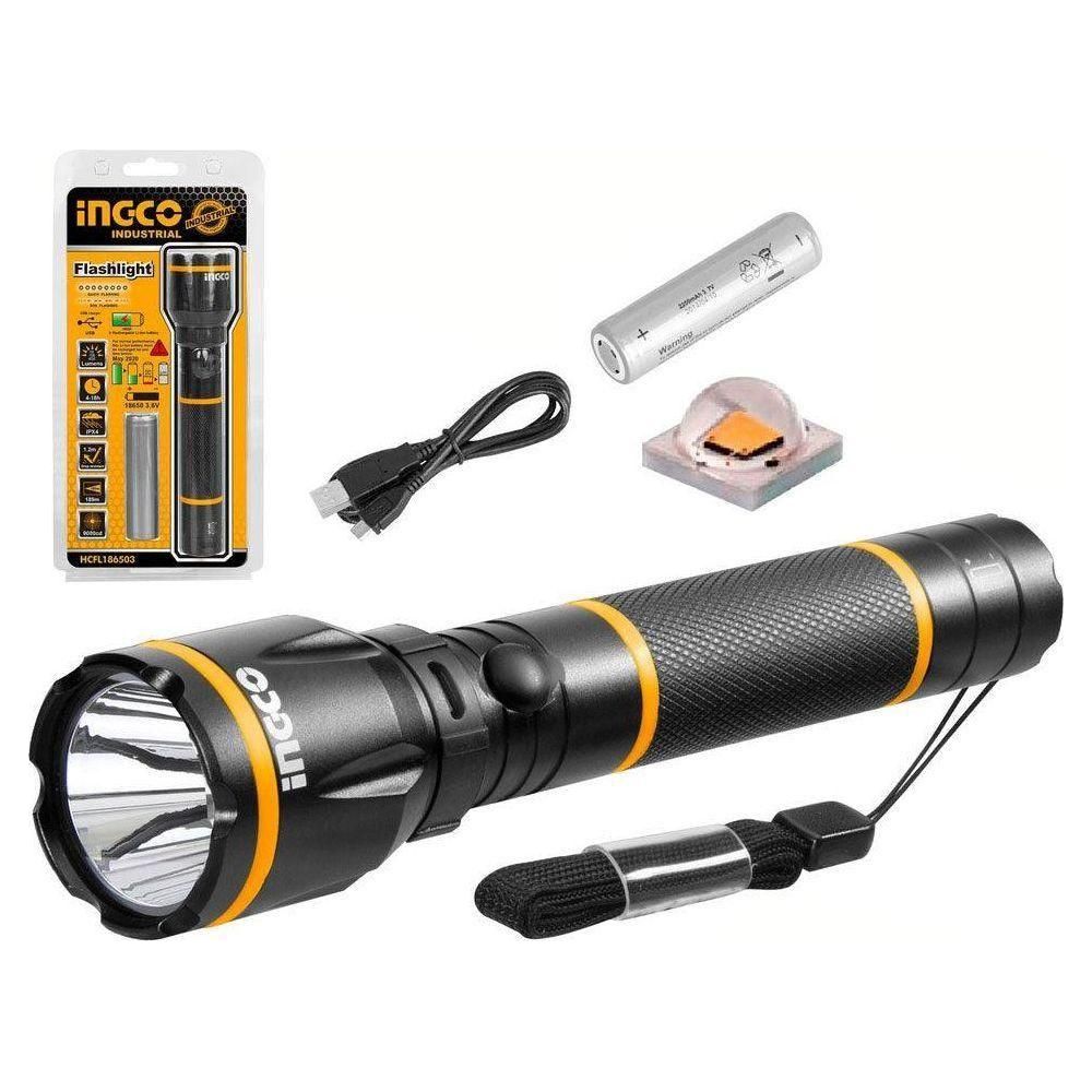 Ingco HCFL186503 Flashlight 400 lumens - KHM Megatools Corp. Main image