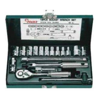 Hans 2618 1/4" Drive 18pcs Socket Wrench Set | Hans by KHM Megatools Corp. Main image