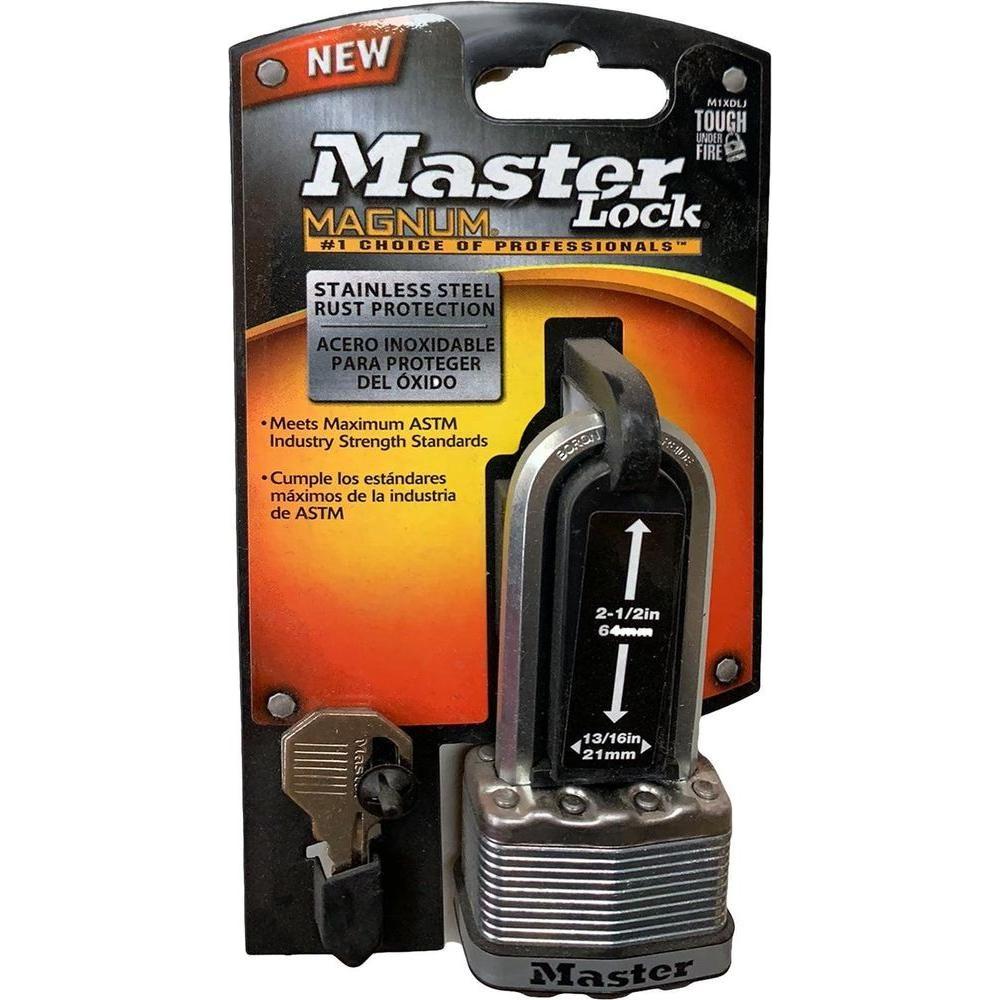 MasterLock Magnum® Laminated Steel Padlock (Long Shackle) | Masterlock by KHM Megatools Corp. Main image