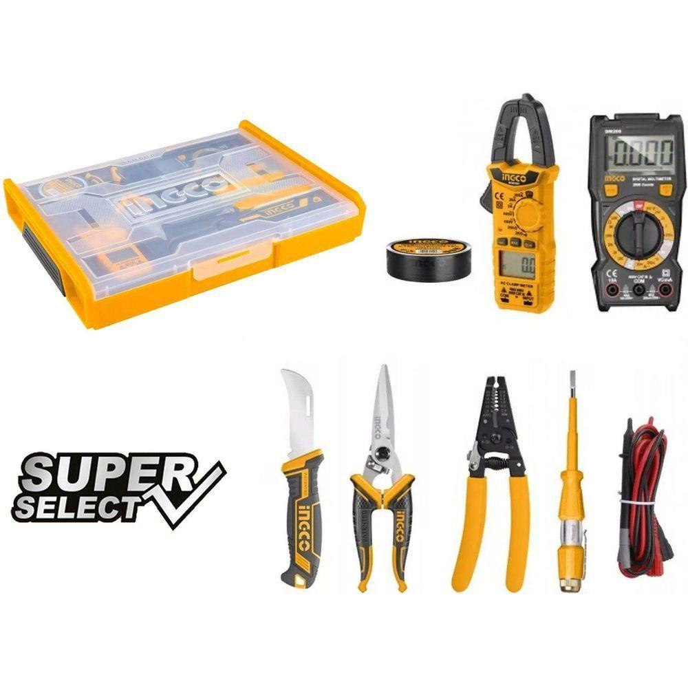 Ingco HKTV01T071 7pcs Telecom Hand Tools Set with Case (SS) - KHM Megatools Corp. Main image