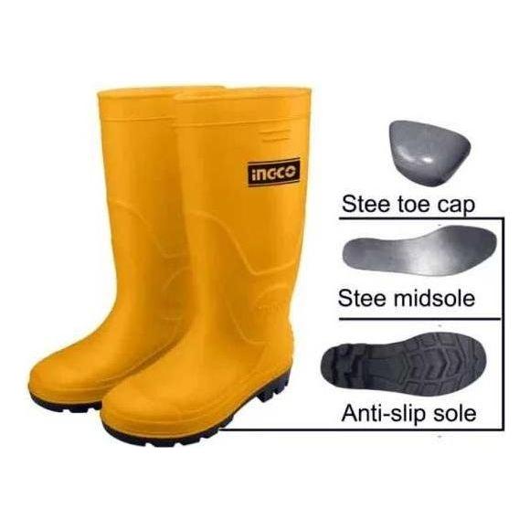 Ingco SSH092S1P Rain Boots PVC/ Nitrile with Steel Toe (Bota) - KHM Megatools Corp. Main image