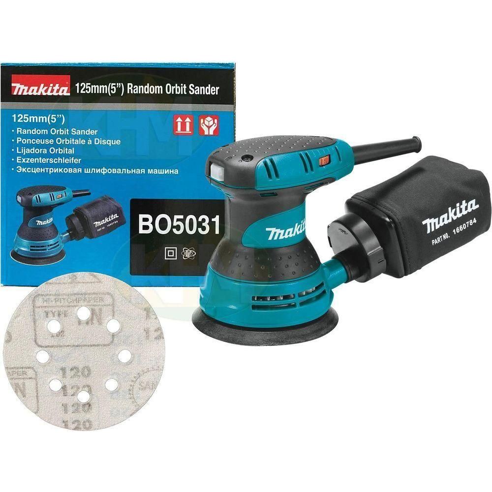Makita BO5031 Random Orbit Sander 5" 300W - KHM Megatools Corp. Main image