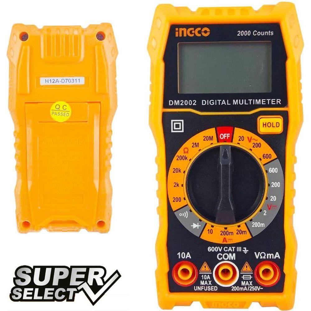 Ingco DM2002 Digital Multi Meter / Tester (SS) - KHM Megatools Corp. Main image