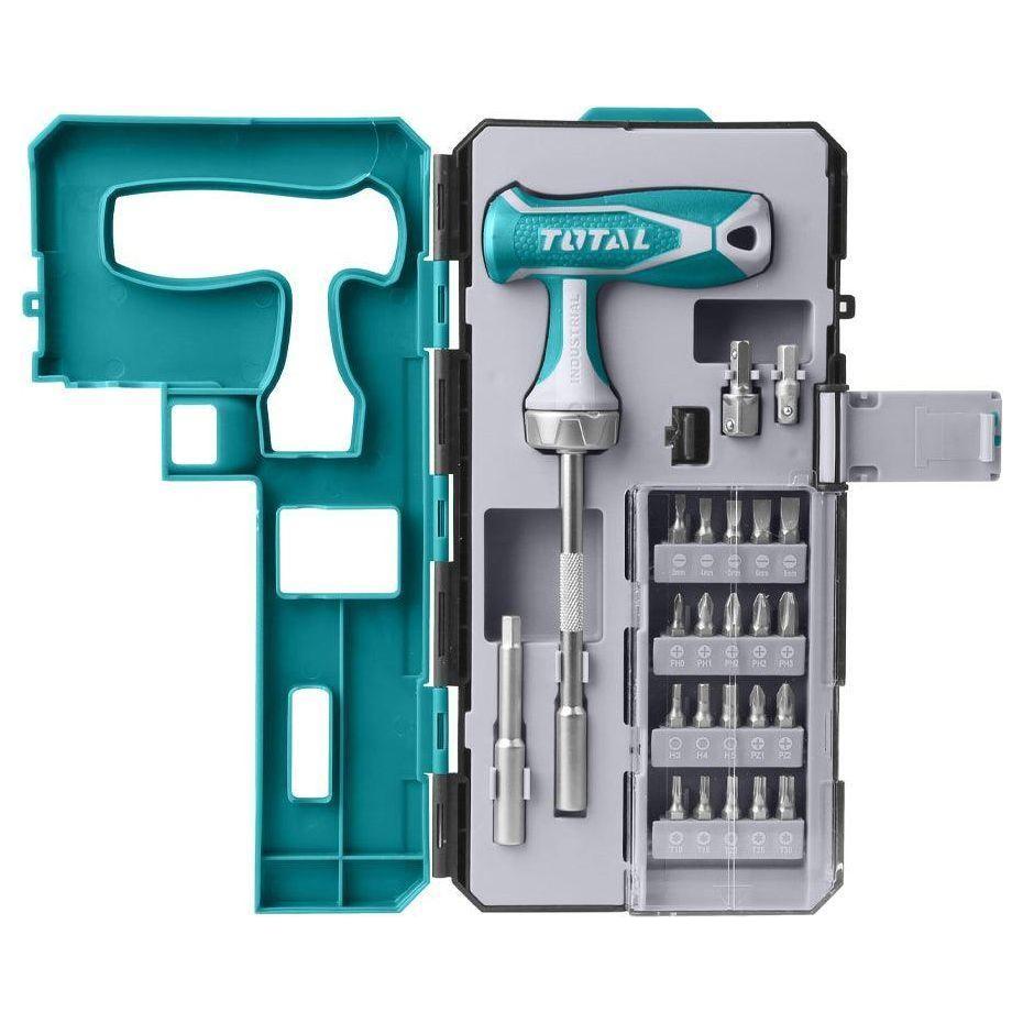 Total TACSD30256 25pcs T-Handle Wrench Screwdriver Set | Total by KHM Megatools Corp. Main image