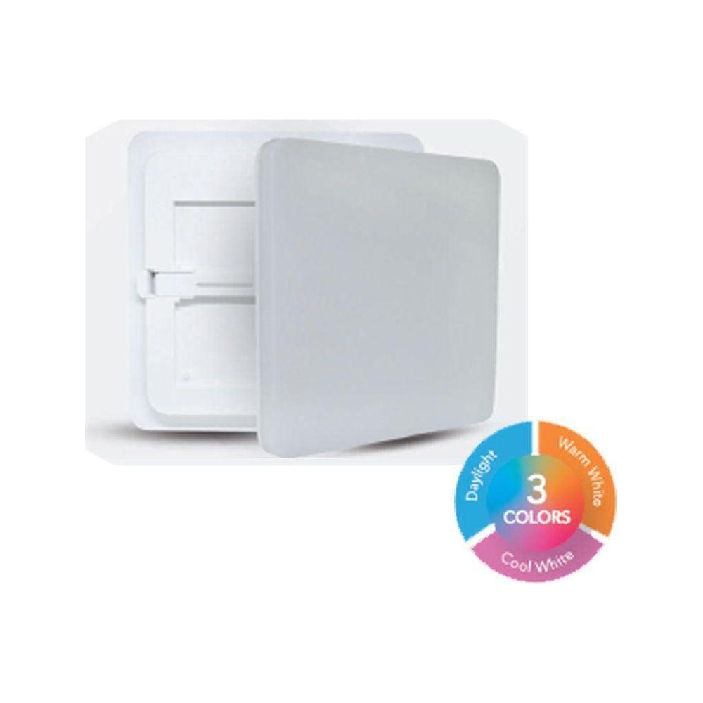 Omni Tricolor LED Surface Type Ceiling Lamp Light (Square) - KHM Megatools Corp. Main image