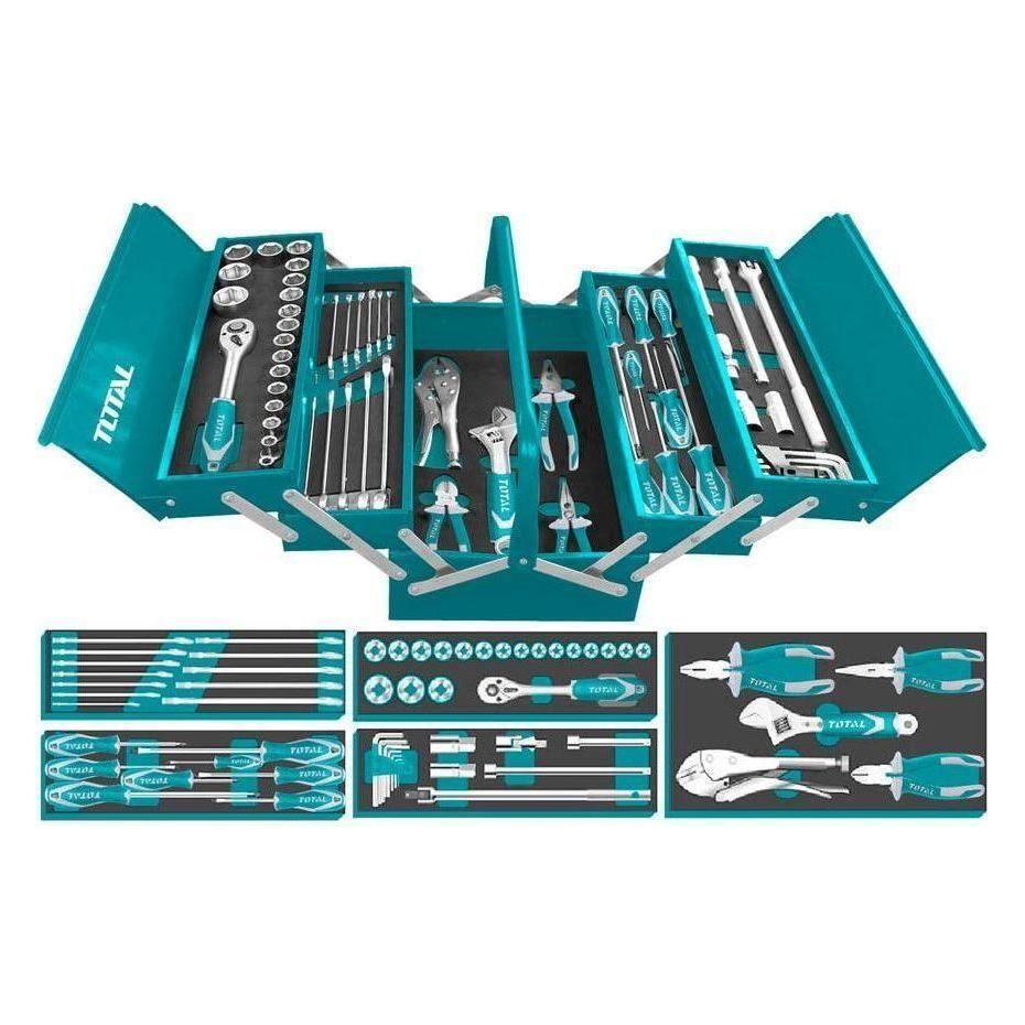 Total THTCS12591 50pcs Hand Tools Set with Tool Box | Total by KHM Megatools Corp. Main image