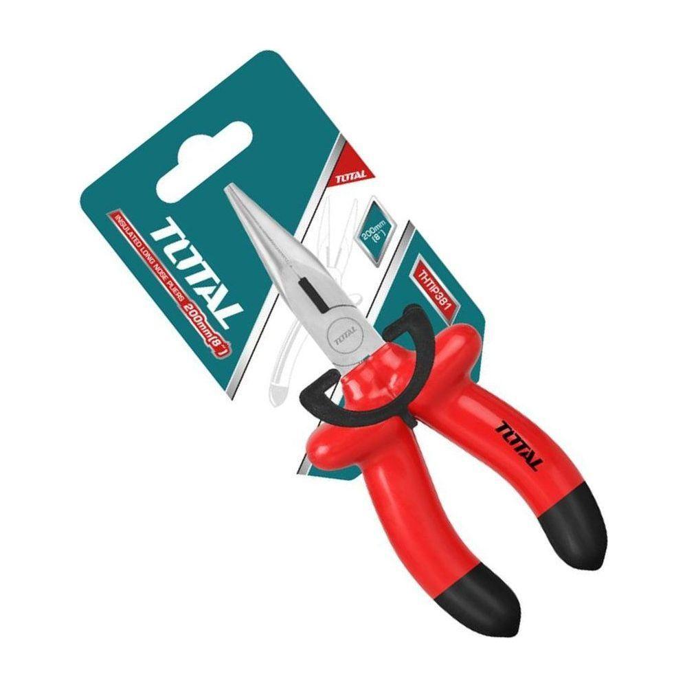 Total THTIP381 VDE Insulated Long Nose Plier 8" | Total by KHM Megatools Corp. Main image