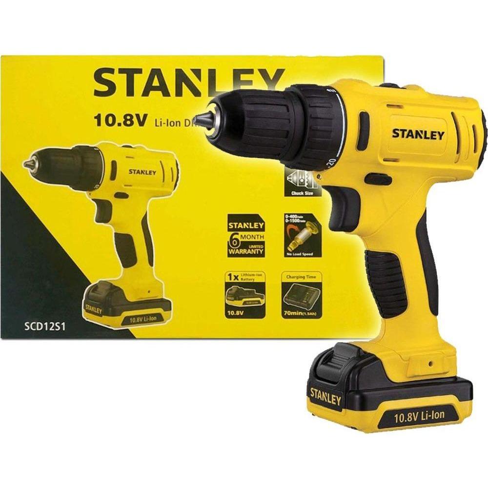 Stanley SCD121S1 12V Cordless Drill / Driver 10mm - KHM Megatools Corp. Main image
