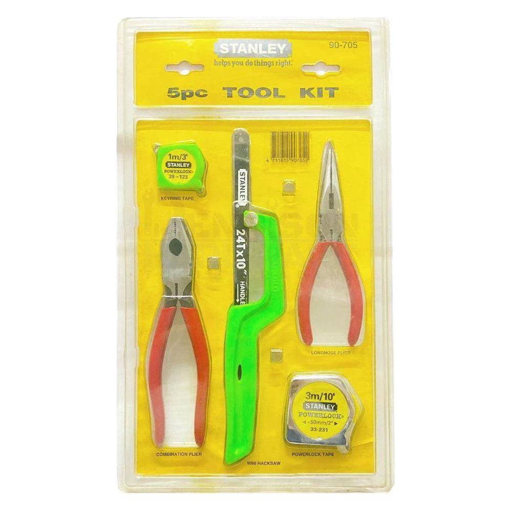 Stanley 90-705 Homeowners Tool Kit (5 pc Hand Tool Set) - KHM Megatools Corp. Main image