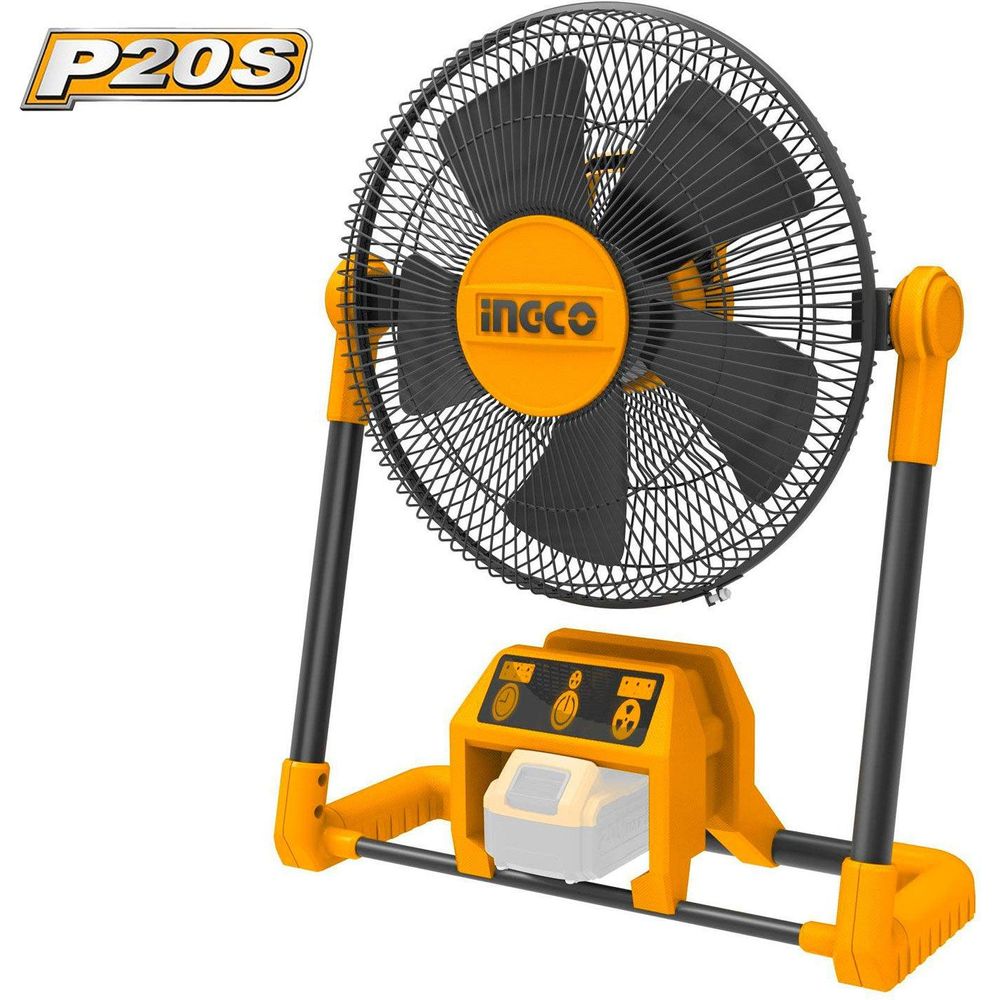 Ingco CFALI2001 20V Cordless Li-Ion Fan 20v 12" - KHM Megatools Corp.