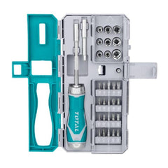 Total TACSD30336 33pcs Ratchet Screwdriver Set | Total by KHM Megatools Corp.