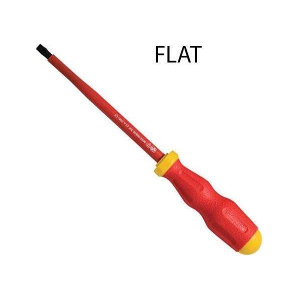 Stanley ST65969 VDE Flat Screwdriver 6.5 x 150mm (1/4" x 6") - KHM Megatools Corp.