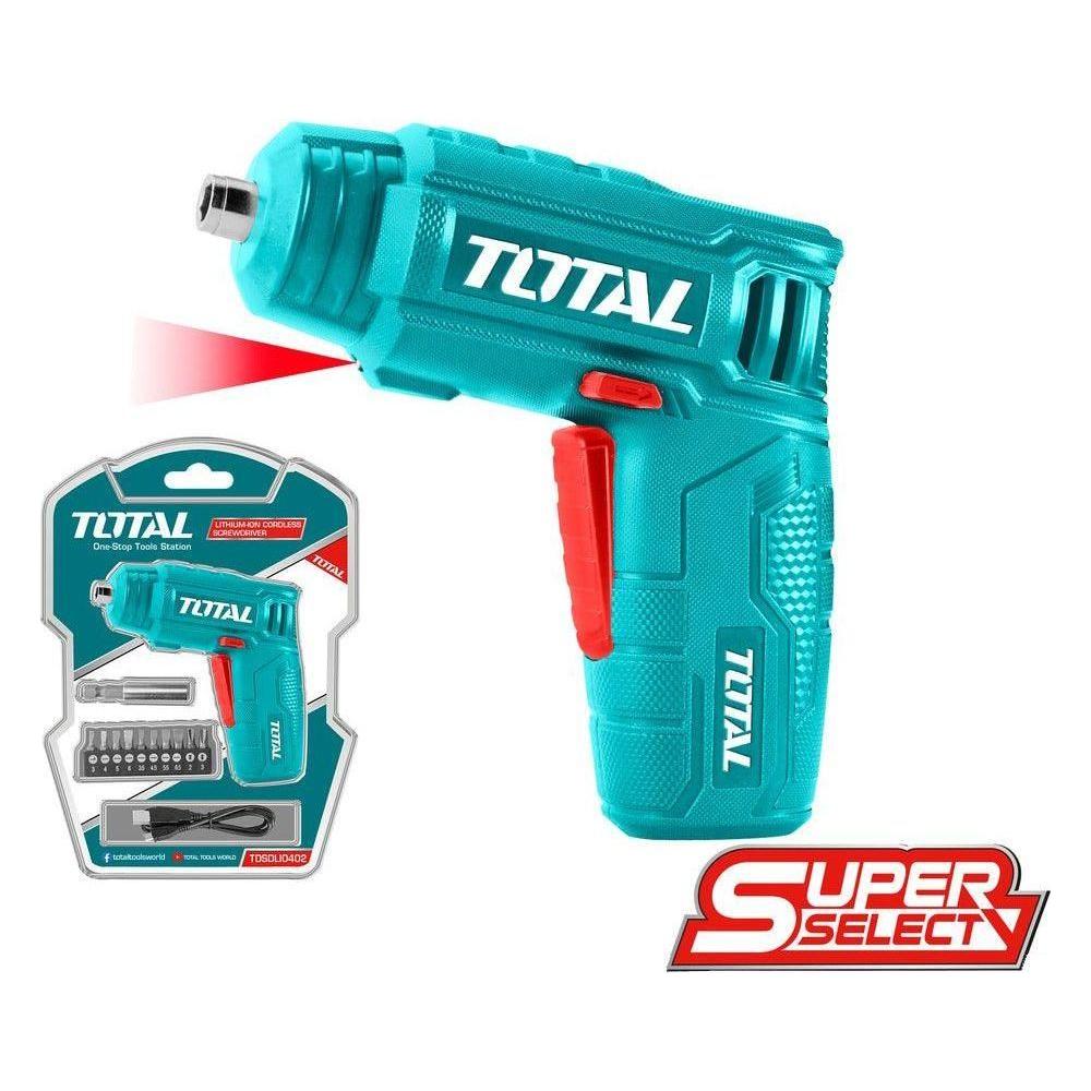 Total TSDLI0402 4V Cordless Screwdriver | Total by KHM Megatools Corp. Main image