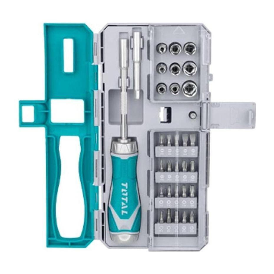 Total TACSD30336 33pcs Ratchet Screwdriver Set | Total by KHM Megatools Corp. Main image