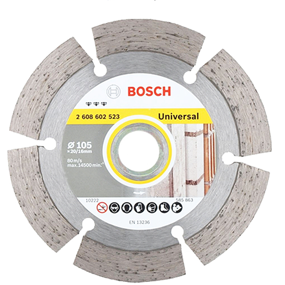 Bosch Diamond Cutting Disc for Universal 4" 150mm (2608602523) | Bosch by KHM Megatools Corp.