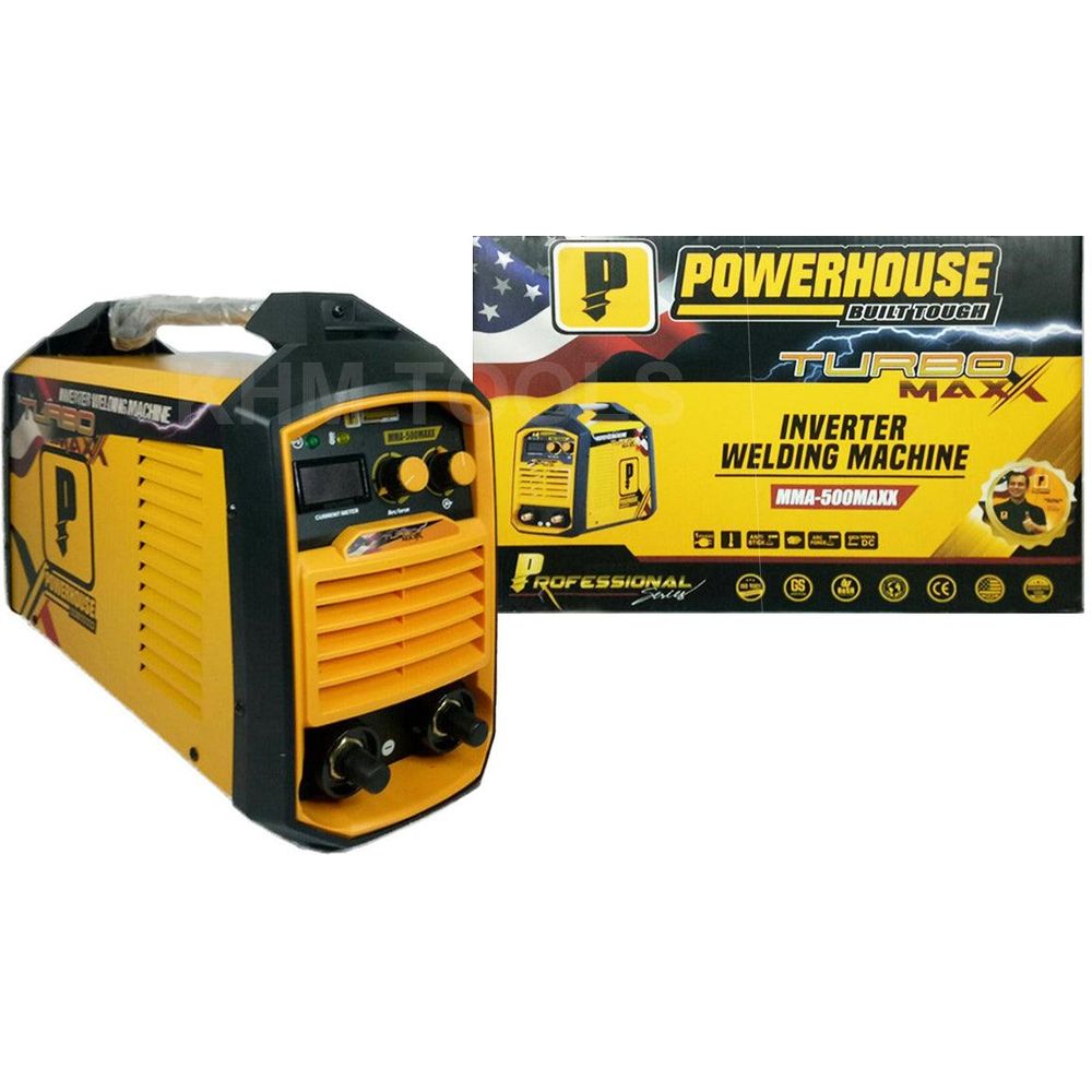 Powerhouse MMA-500 DC Inverter Welding Machine (TURBOMAXX) 500A - KHM Megatools Corp.