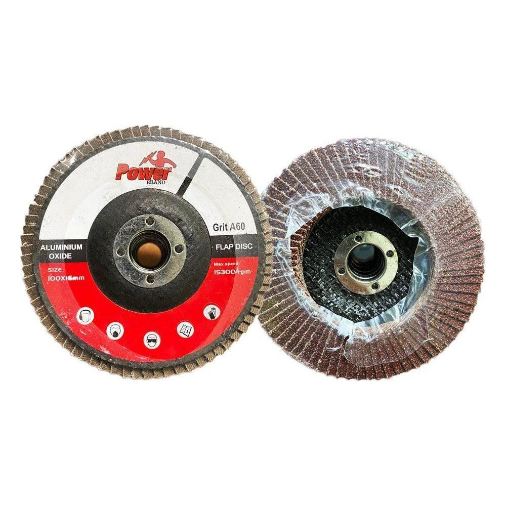 Power Flap Disc Aluminum Oxide 4" - KHM Megatools Corp. Main image