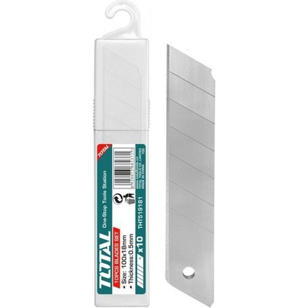Total THT519181 10pcs Snap Off Cutter Knife Blade Refill | Total by KHM Megatools Corp. Main image