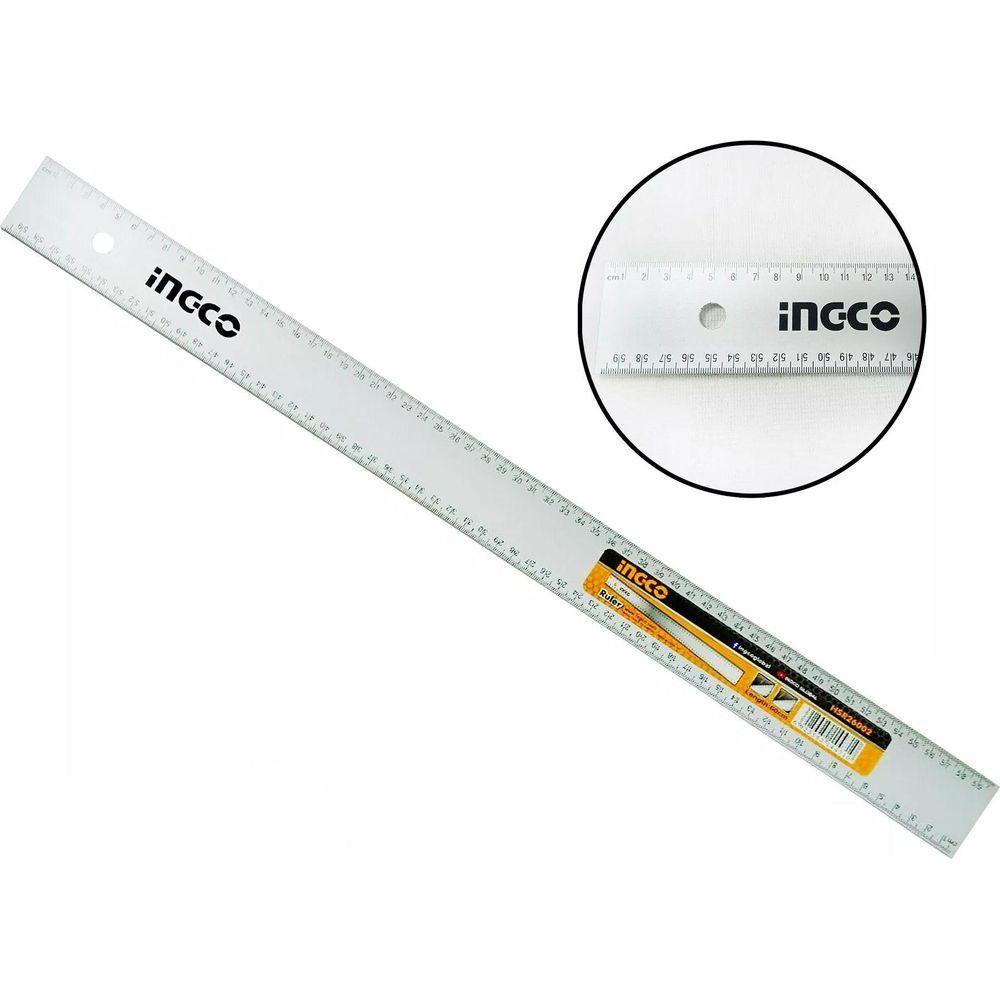 Ingco HSR26002 Aluminum Ruler / Straight Edge 60cm - KHM Megatools Corp. Main image