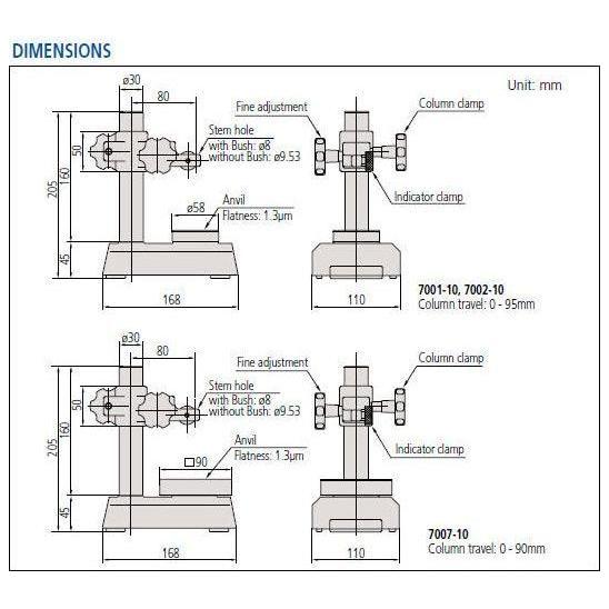Mitutoyo Dial Gage Stand, Series 7 Secondary image