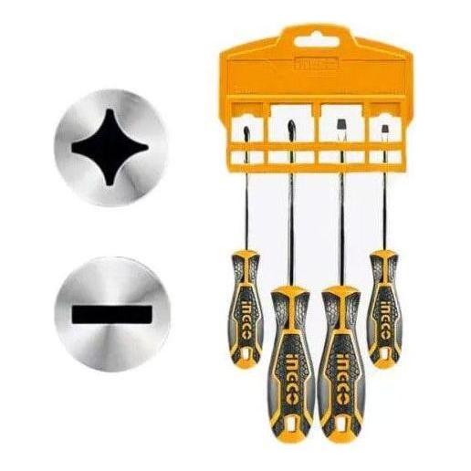 Ingco HKSD0428 4pcs Screwdriver Set - KHM Megatools Corp. Main image