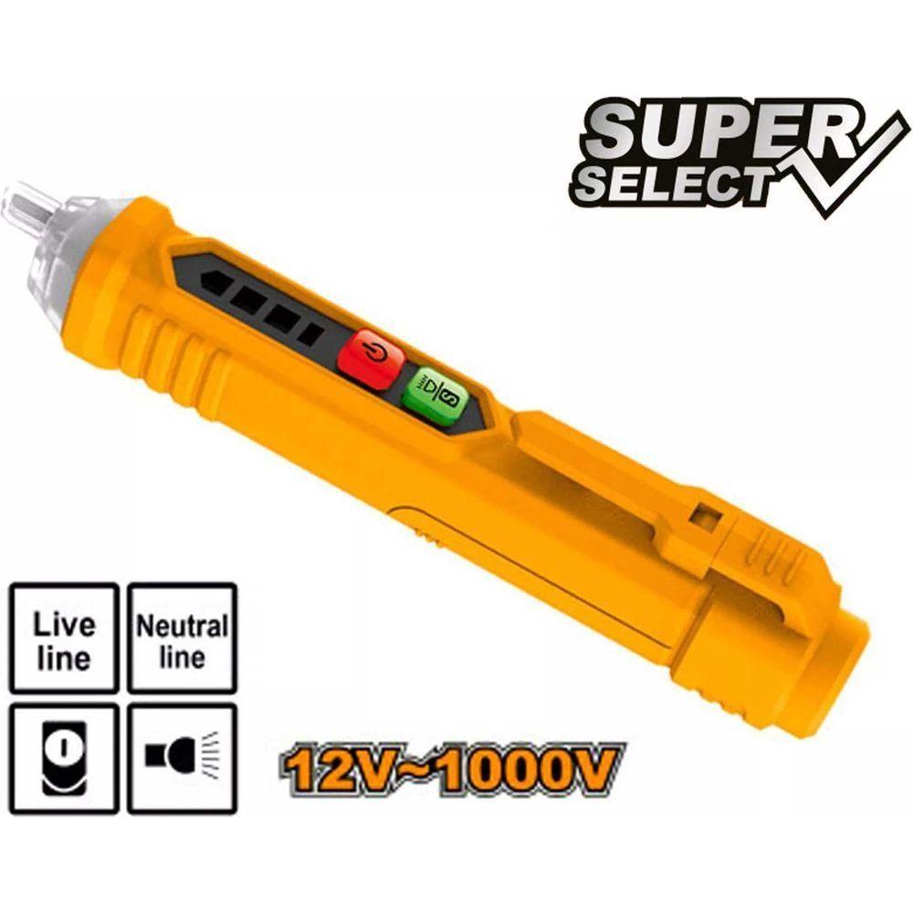 Ingco VD100026 AC Non Contact AC Voltage Detector Tester / Test Pencil (SS) - KHM Megatools Corp. Main image