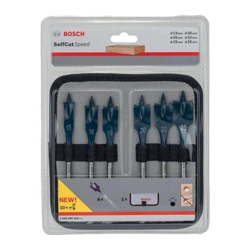 Bosch Selfcut Speed 9pcs Flat Drill Bit Set for Wood (Hex Shank) | Bosch by KHM Megatools Corp. Main image