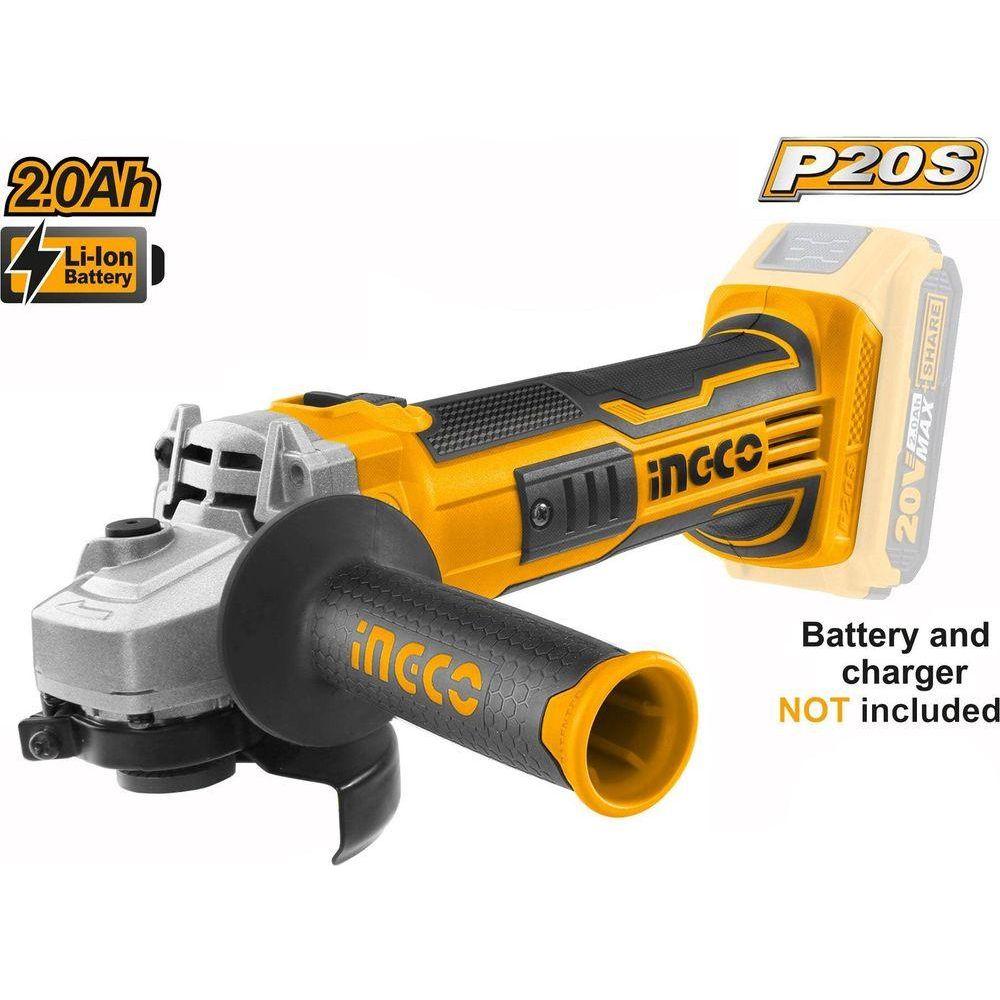 Ingco CAGLI1001 20V Cordless Li-Ion Grinder 20V - KHM Megatools Corp. Main image