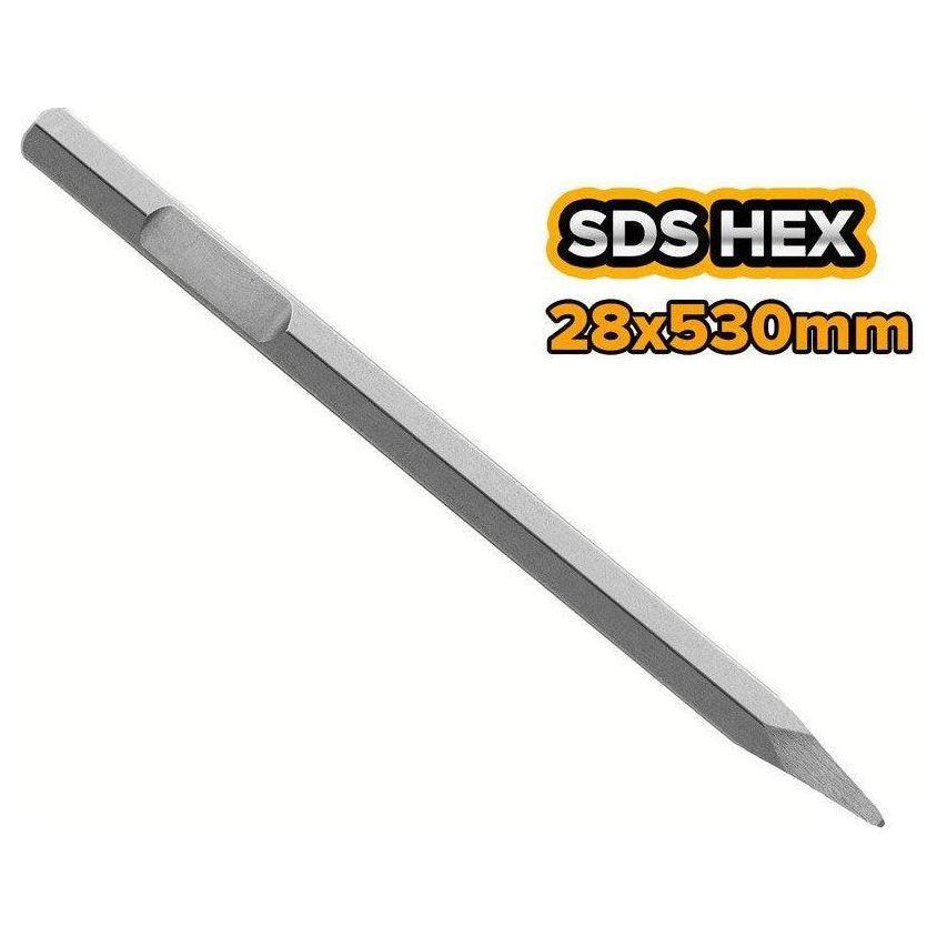 Ingco DBC0415301 Hex Pointed Chisel 28X530mm - KHM Megatools Corp. Main image