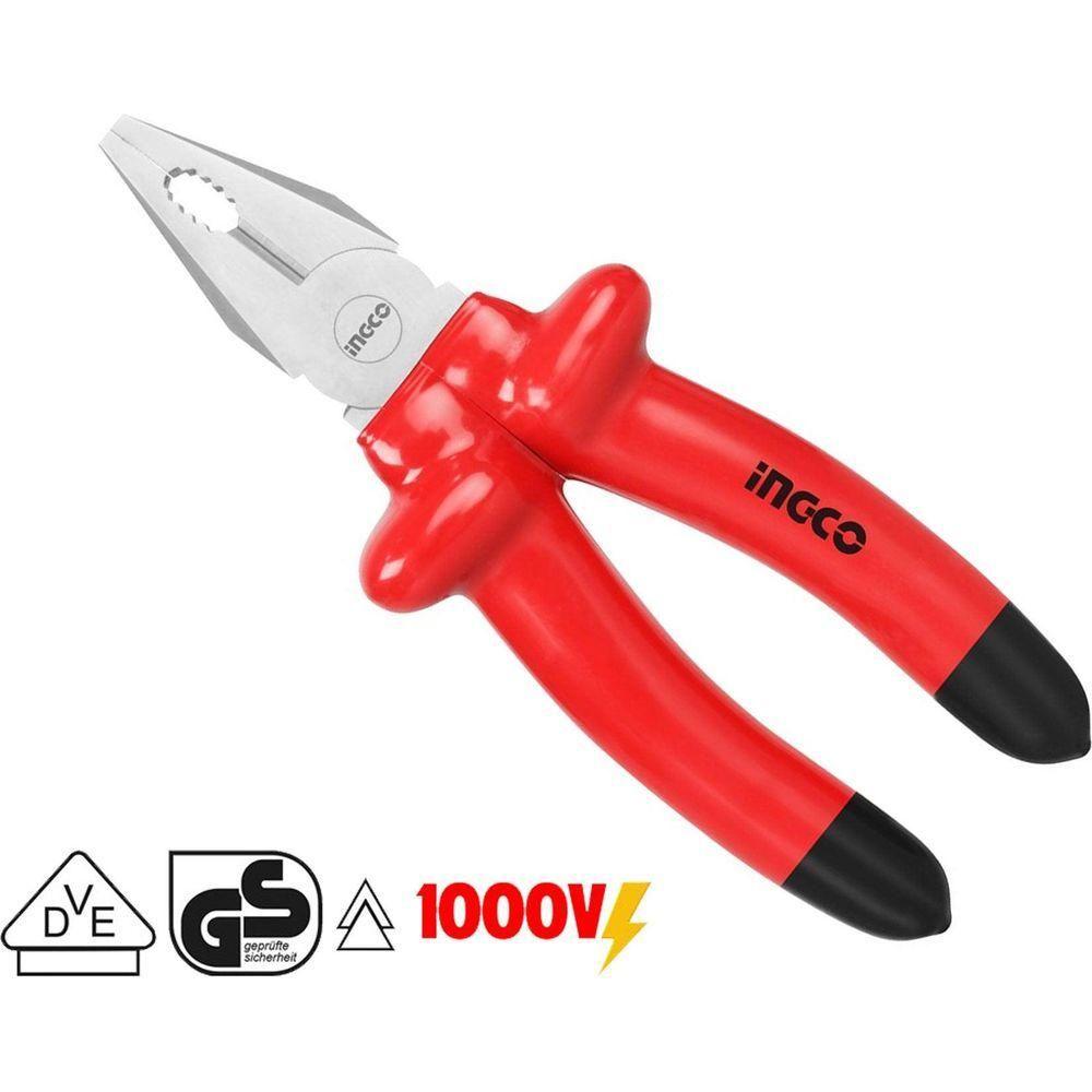 Ingco Insulated Combination Pliers 1000V (Dipped) - KHM Megatools Corp. Main image