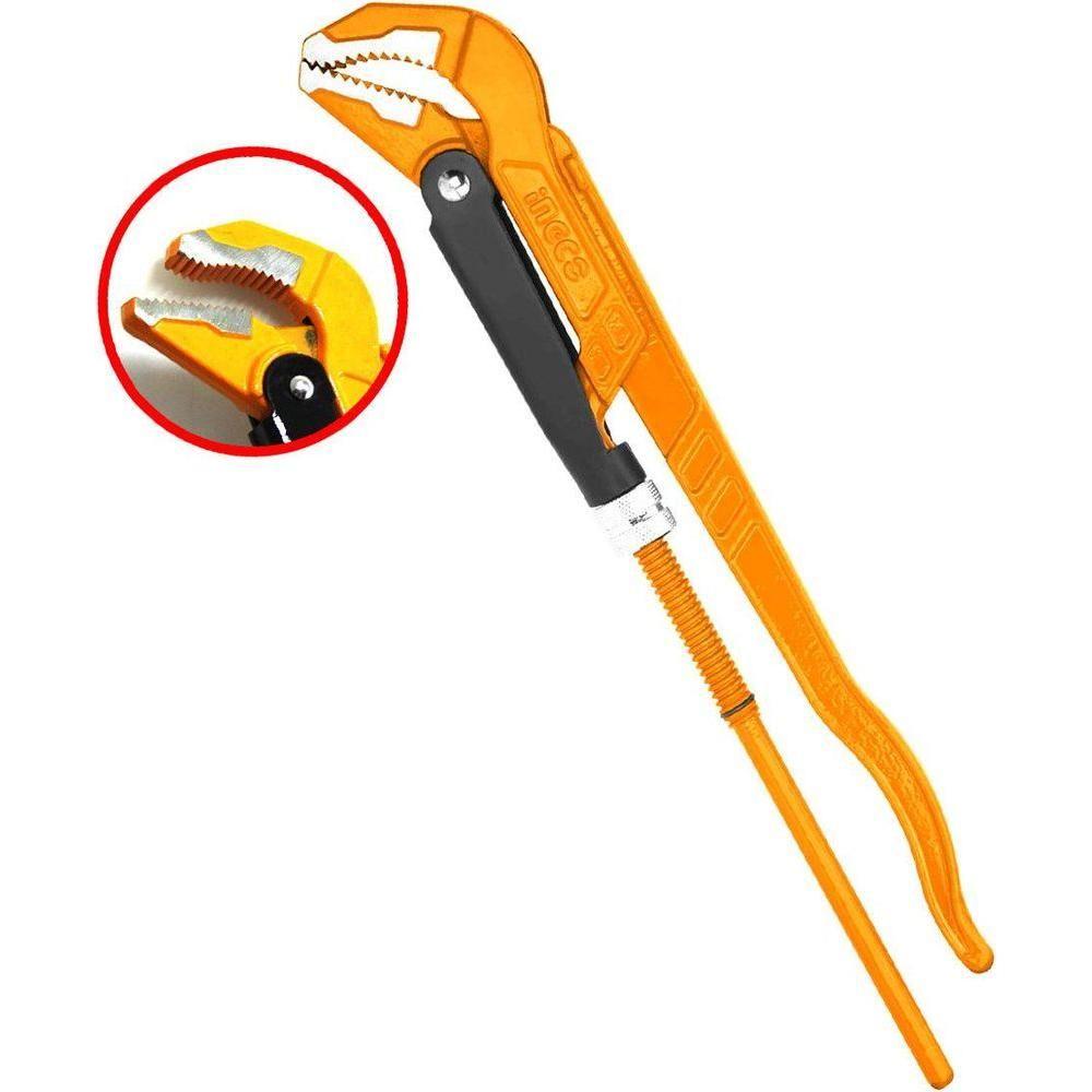 Ingco HD Swedish Pipe Wrench 40° - KHM Megatools Corp. Main image
