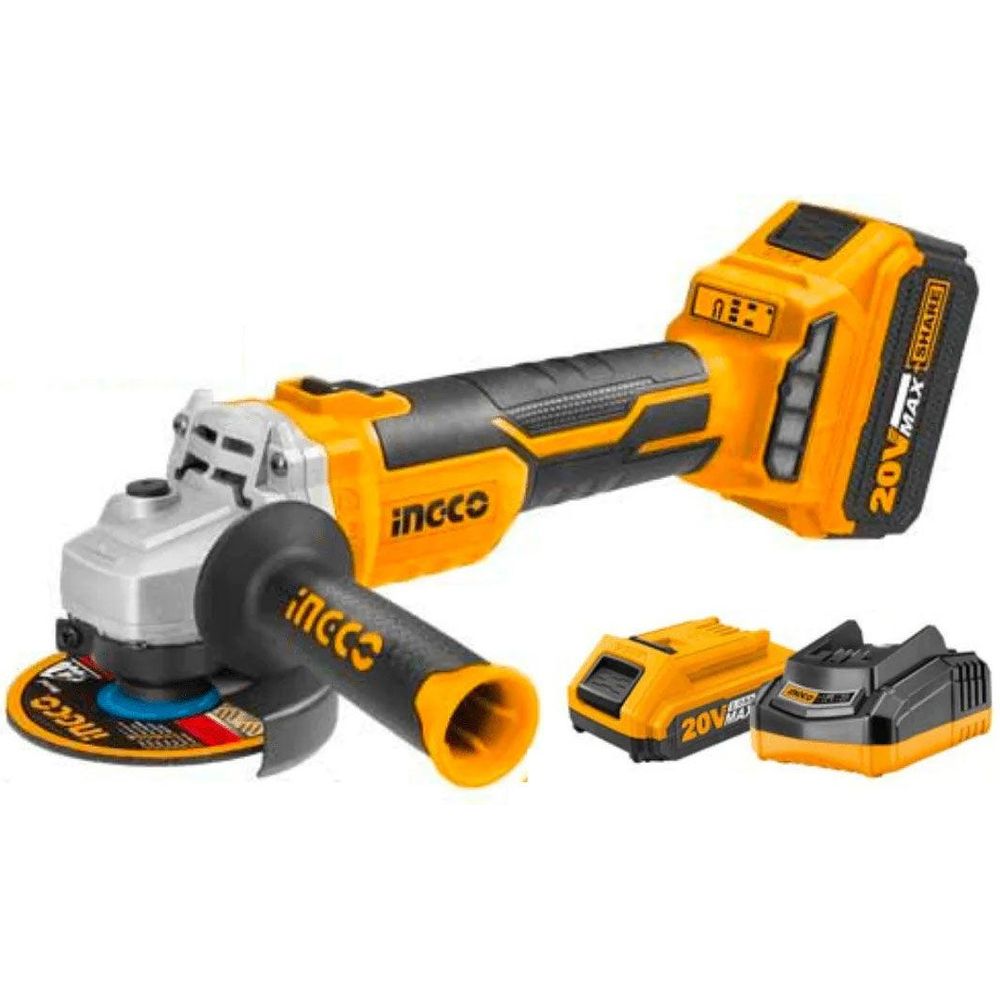 Ingco CAGLI2010082 20V Cordless Li-Ion Angle Grinder 20V - KHM Megatools Corp.