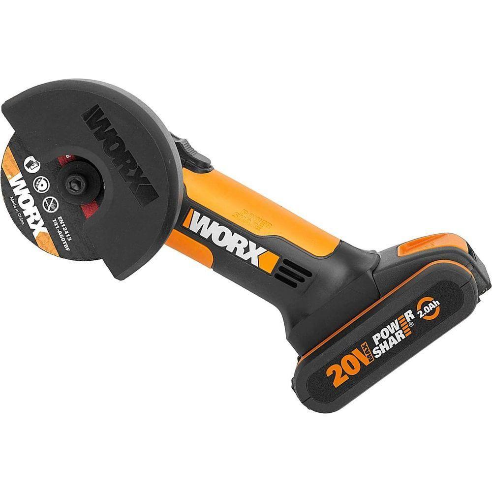 Worx WX801 20V Cordless Mini Angle Grinder 3" / Chopper | Worx by KHM Megatools Corp. Main image