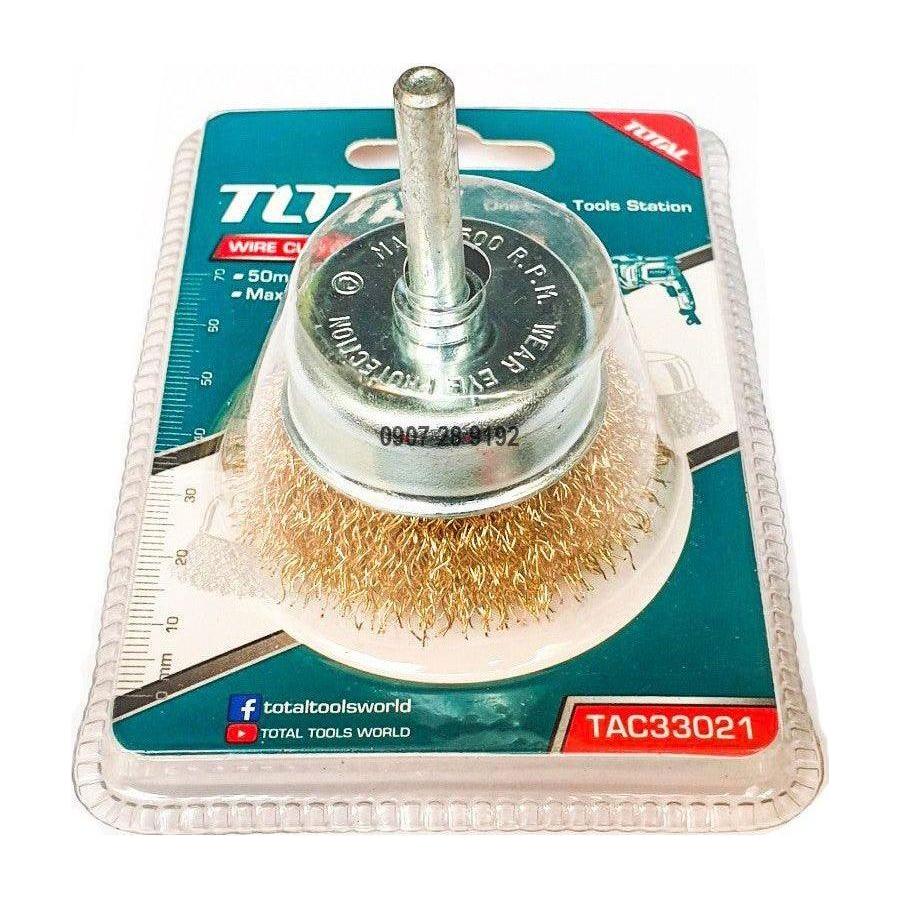Total Cup Wire Brush with Shank for Drill | Total by KHM Megatools Corp. Main image