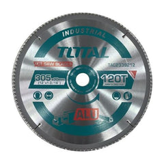 Total TAC2339212 Circular Saw Blade 12" for Aluminum | Total by KHM Megatools Corp.