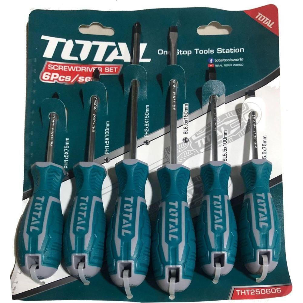 Total THTDC250601 6pcs Screwdriver Set | Total by KHM Megatools Corp. Main image