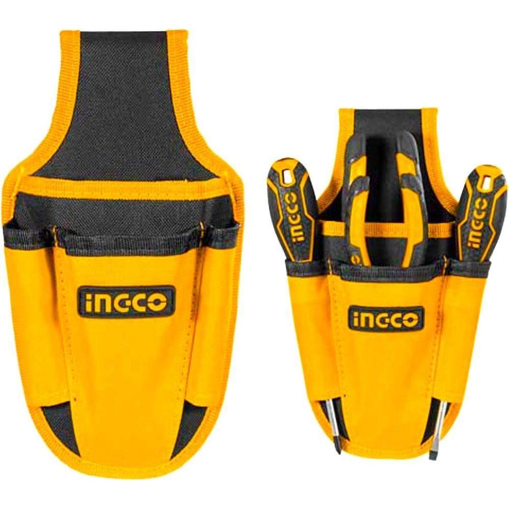 Ingco HTBP04011 Tool Holster / Belt Pouch 4 pockets - KHM Megatools Corp. Main image