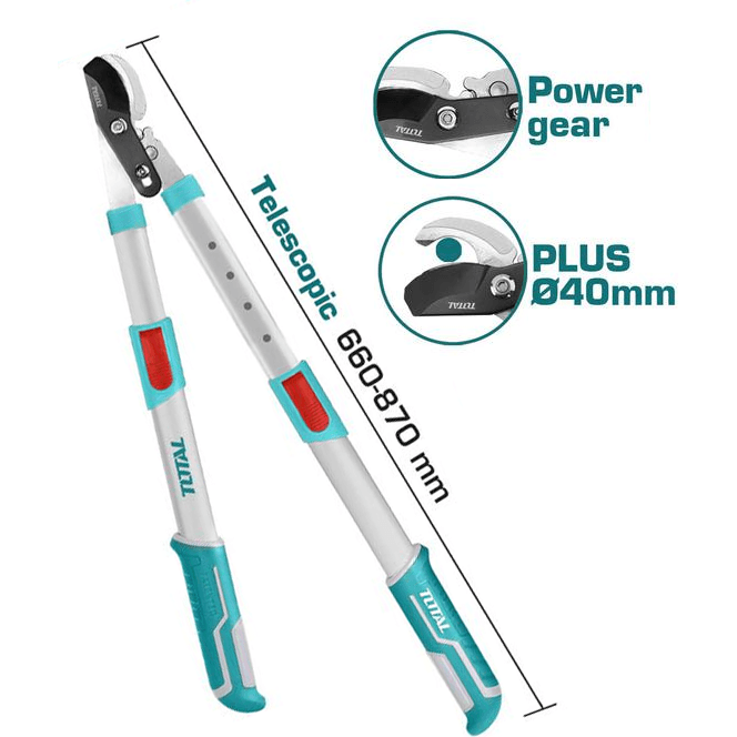 Total THTS1527416 Telescopic Looper / Tree Pruner | Total by KHM Megatools Corp. Main image