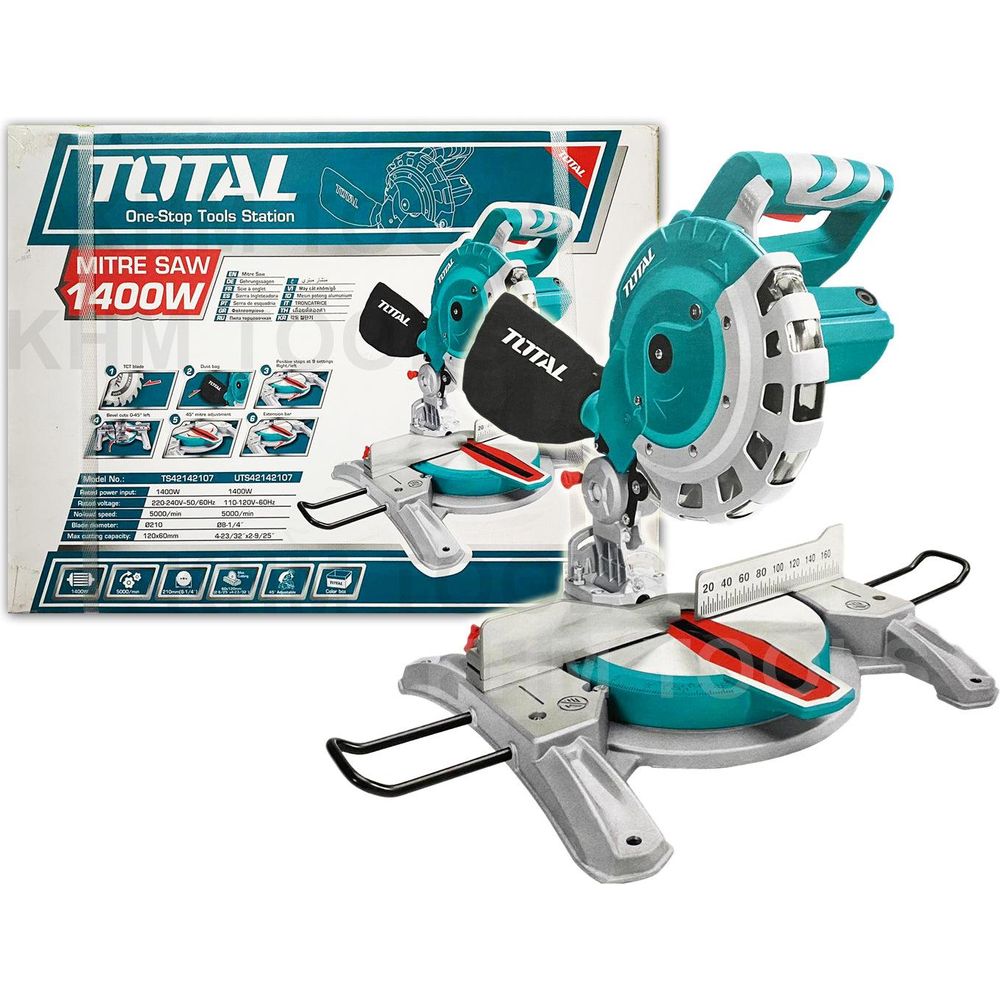 Total TS42142107 Miter Saw 8-1/4" 1400W | Total by KHM Megatools Corp.