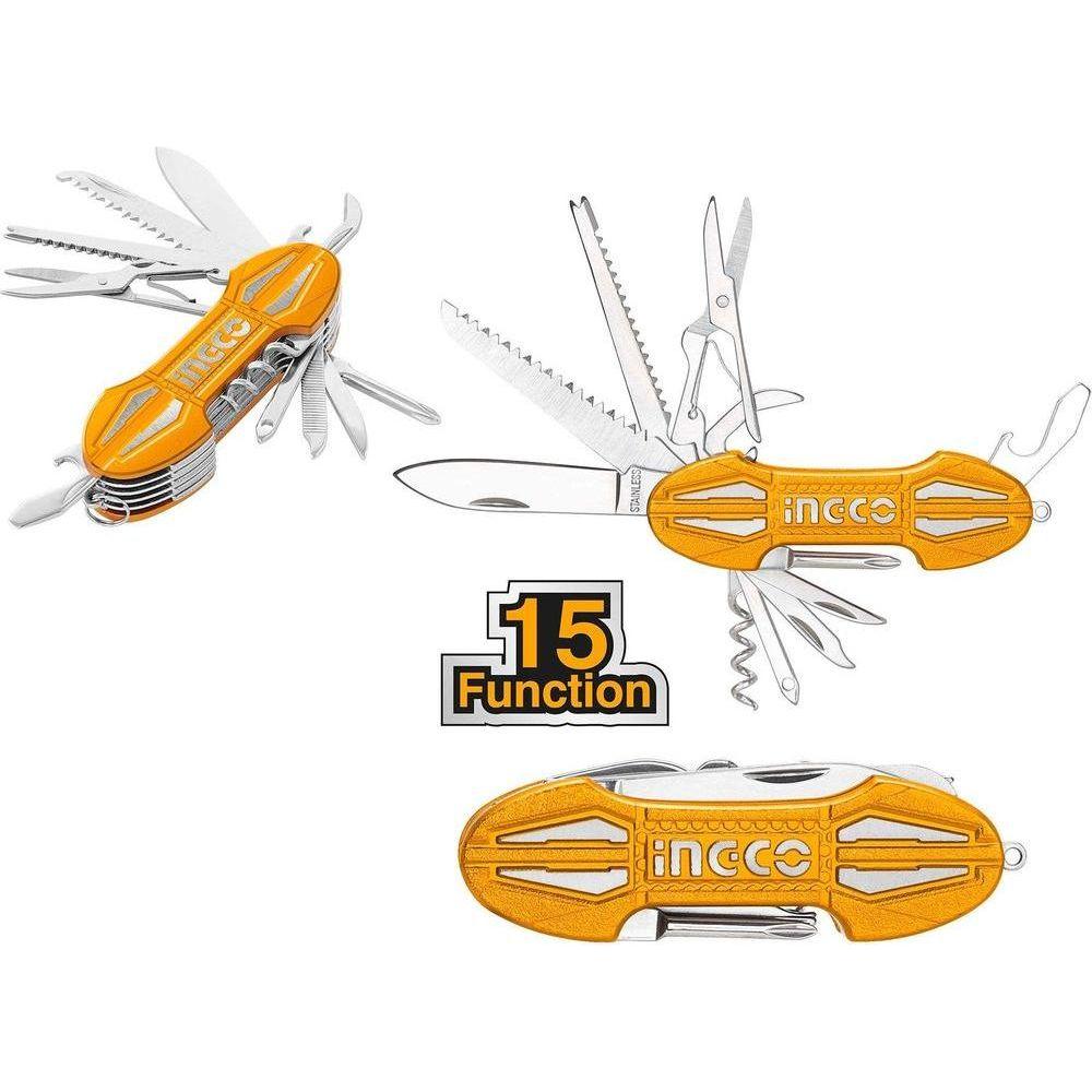 Ingco HMFK8158 Multi Function Cutter Knife (15-Way) - KHM Megatools Corp. Main image