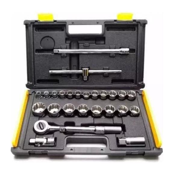 Stanley 86-478 1/2" Drive Socket Wrench Set 25pcs (1/4-1-1/4") - KHM Megatools Corp. Main image