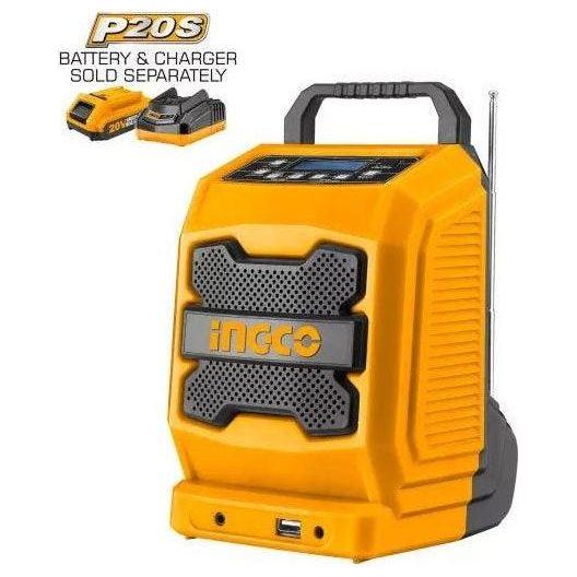 Ingco CJRLI2001 20V Cordless Li-Ion Job Radio 20V - KHM Megatools Corp. Main image