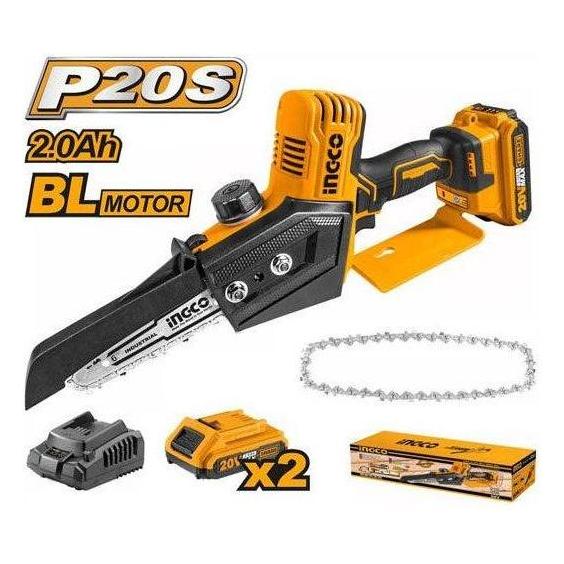 Ingco CGSLI20682 20V Cordless Li-Ion Mini Saw 20V - KHM Megatools Corp. Main image
