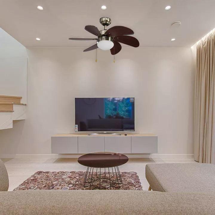 Greenfield Swirl 30" Ceiling Fan with 6 Blades / Light Secondary image