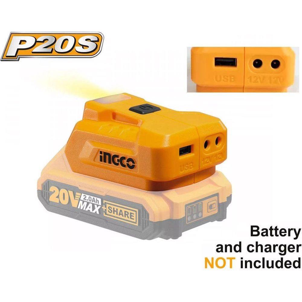 Ingco CUCLI2022 20V USB-A Charger - KHM Megatools Corp. Main image