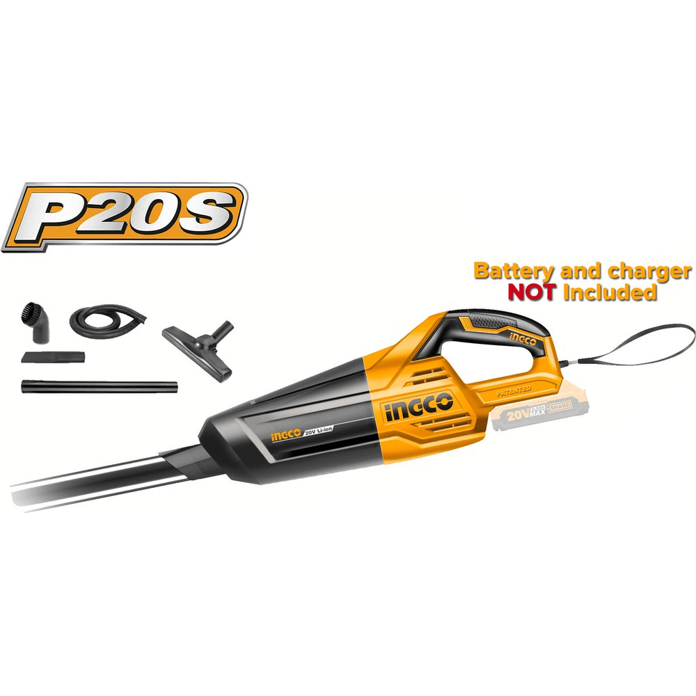 Ingco CVLI2001 20V Cordless Vacuum Cleaner (Bare) - KHM Megatools Corp. Main image