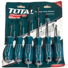 Total THTDC250601 6pcs Screwdriver Set | Total by KHM Megatools Corp.