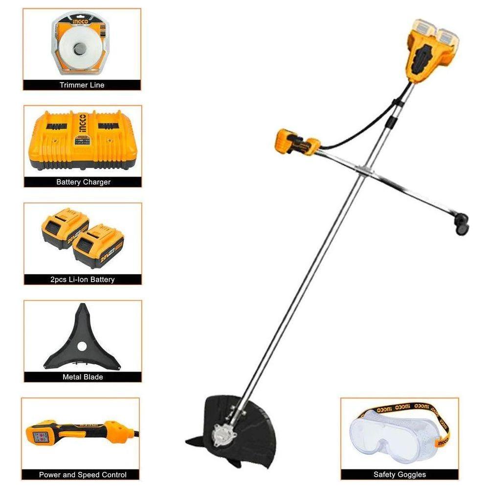 Ingco CSTLI202522 20V Grass Trimmer / String Trimmer BL Motor - KHM Megatools Corp. Main image