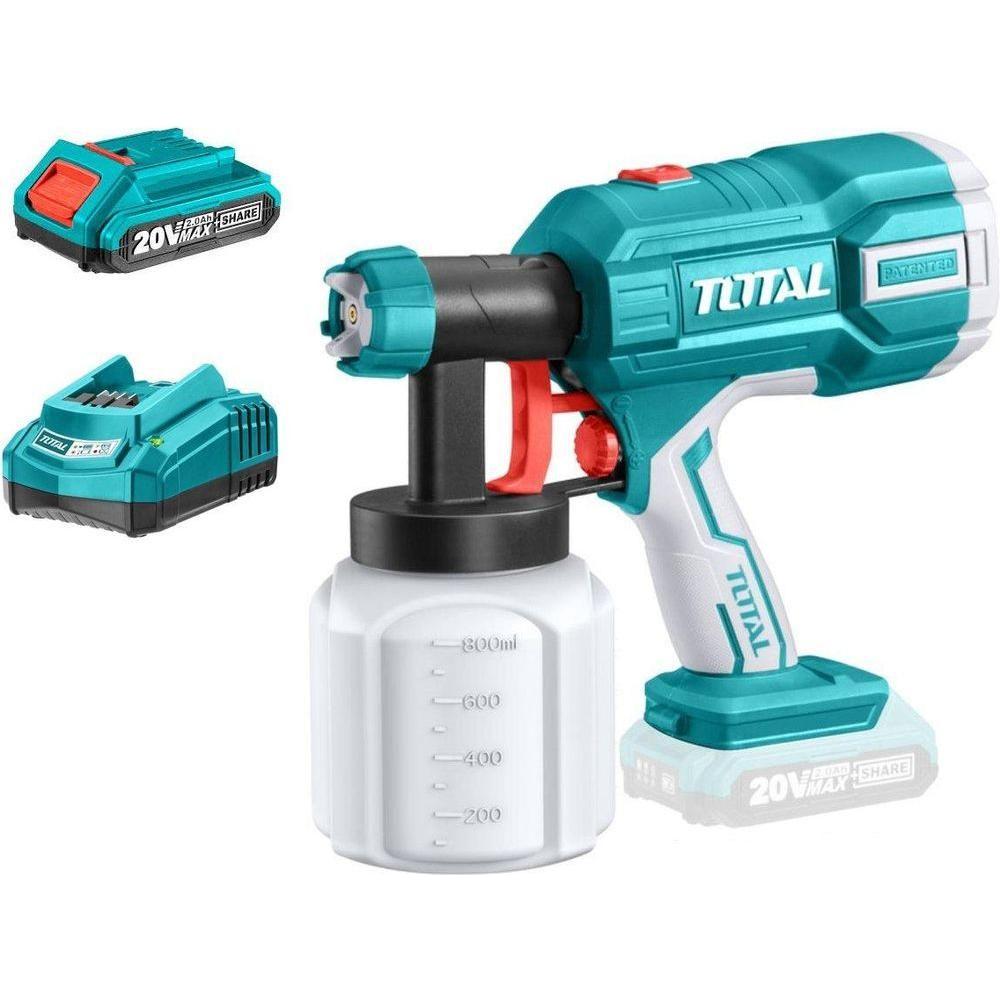 Total TSGLI2001S 20V Cordless Spray Gun - Goldpeak Tools PH Total Main image